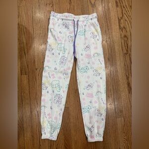 Care Bears Women’s Pajama Bottoms - White with Pastel Print